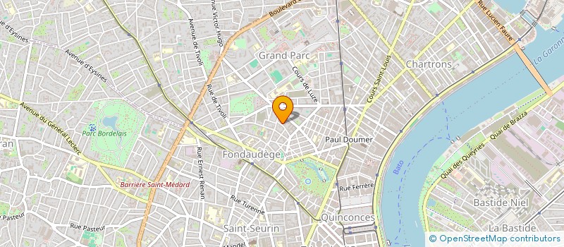 localisation de l'entreprise SCI VANTRASSON  BORDEAUX