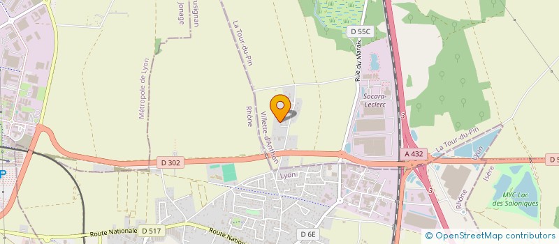 localisation de l'entreprise SCI VANTURA  VILLETTE-D'ANTHON