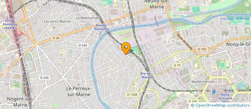 localisation de l'entreprise SCI VANUNU  BRY-SUR-MARNE