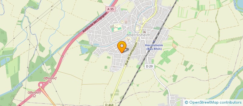 localisation de l'entreprise SCI VANY  HERRLISHEIM