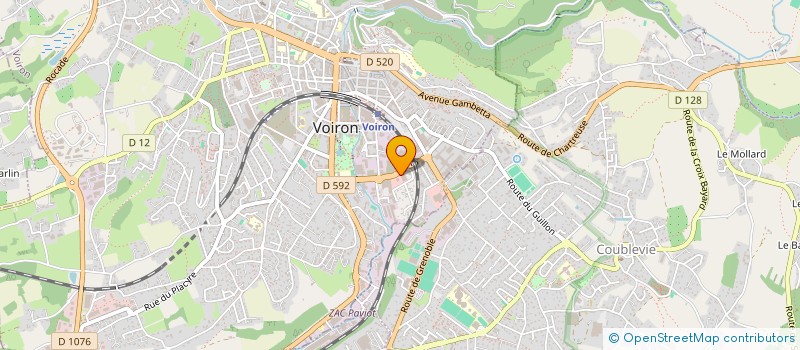 localisation de l'entreprise SCI VANZETTO à VOIRON
