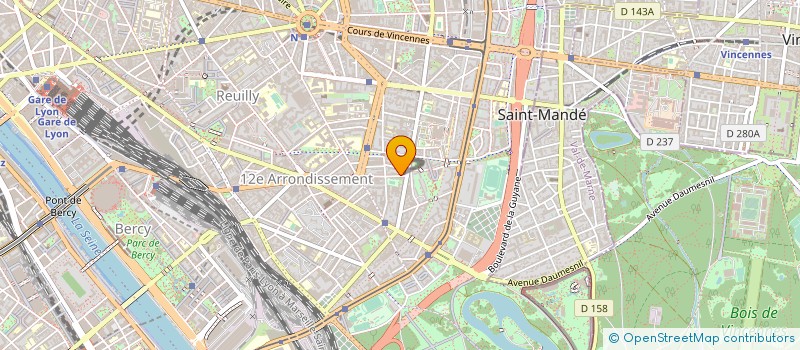 localisation de l'entreprise SCI VAO  PARIS