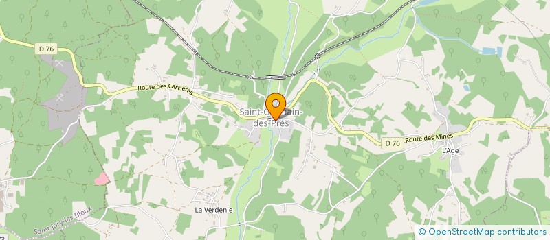 localisation de l'entreprise SCI VAP  SAINT-GERMAIN-DES-PRES