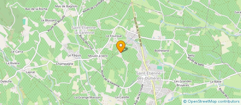 localisation de l'entreprise SCI VAP  SAINT-ETIENNE-DES-OULLIERES