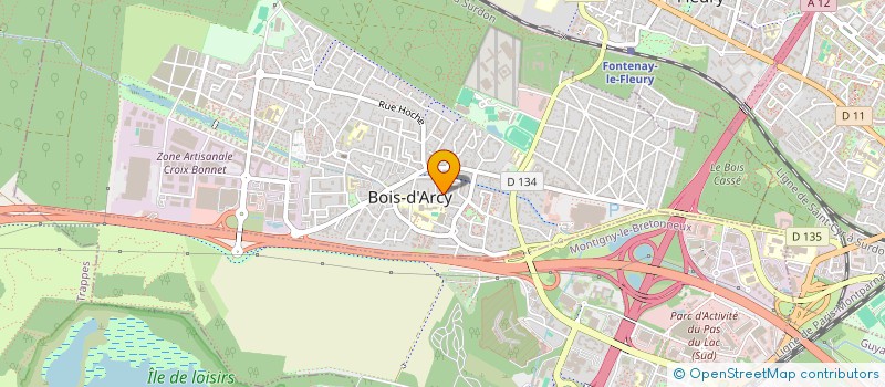 localisation de l'entreprise SCI VAPE  BOIS-D'ARCY