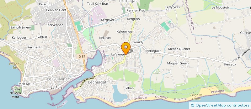 localisation de l'entreprise SCI VAPO  TREFFIAGAT