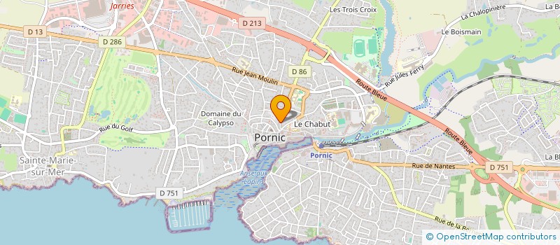 localisation de l'entreprise SCI VAPRUNINE  PORNIC