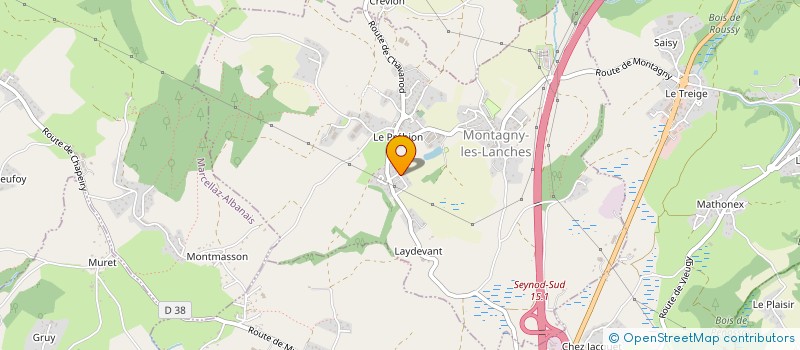 localisation de l'entreprise SCI VAQANC CPY  MONTAGNY-LES-LANCHES