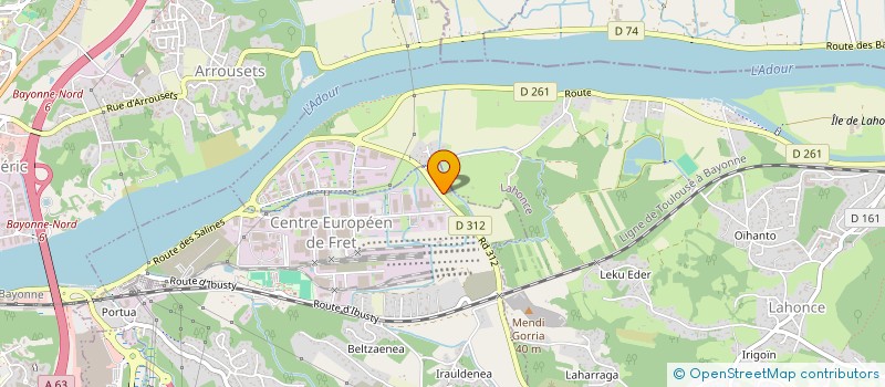 localisation de l'entreprise SCI VAQUERO MICHEL  MOUGUERRE