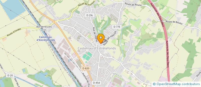 localisation de l'entreprise SCI VAQUIER PIERRE  CASTELNAU-D'ESTRETEFONDS