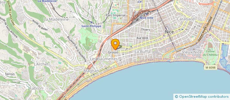 localisation de l'entreprise SCI VAR à NICE