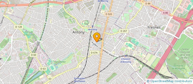 localisation de l'entreprise SCI VAR IMMO à ANTONY