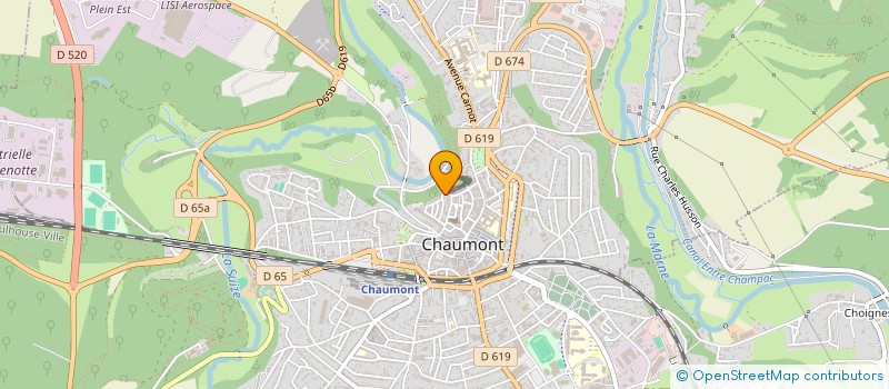localisation de l'entreprise SCI VARAJO à CHAUMONT
