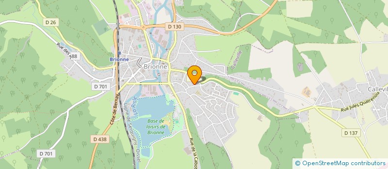 localisation de l'entreprise SCI VARD-KIERSKI-HUE  BRIONNE