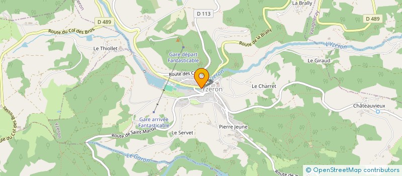 localisation de l'entreprise SCI VARDY  YZERON