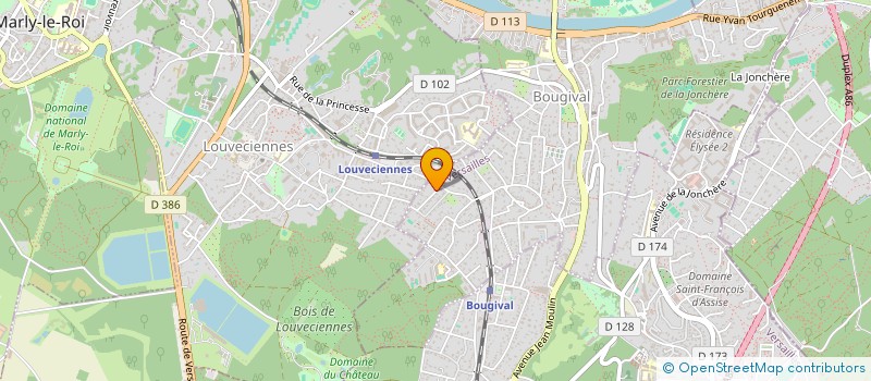 localisation de l'entreprise SCI VAREILLE-ZEITOUN  BOUGIVAL