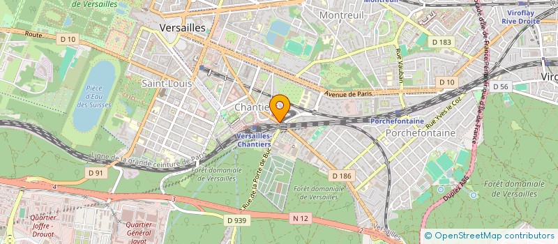 localisation de l'entreprise SCI VARENAS BORDEAUX à VERSAILLES