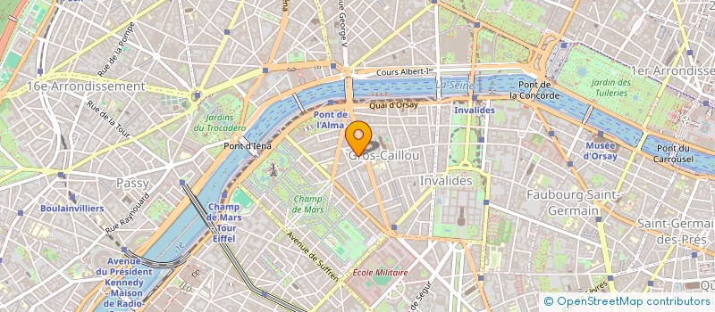 localisation de l'entreprise SCI VARENNE  PARIS