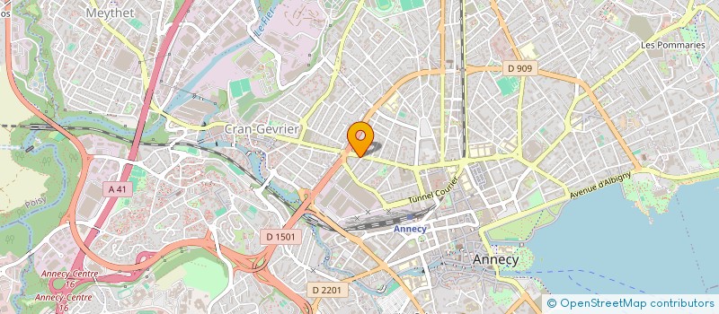 localisation de l'entreprise SCI VARENNES à ANNECY