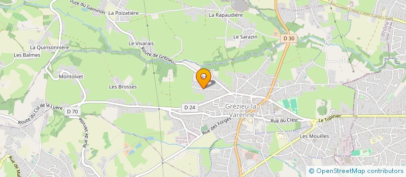 localisation de l'entreprise SCI VARENNES PART DIEU  GREZIEU-LA-VARENNE