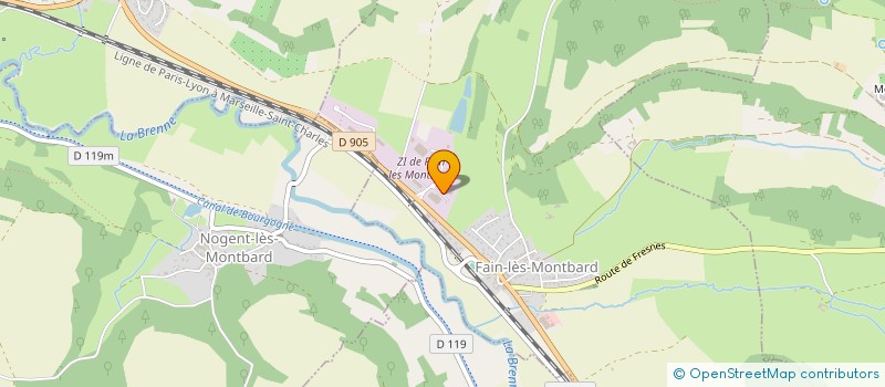 localisation de l'entreprise SCI VARET à FAIN-LES-MONTBARD