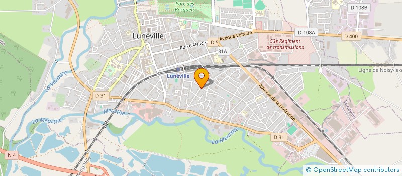 localisation de l'entreprise SCI VARGAS  LUNEVILLE