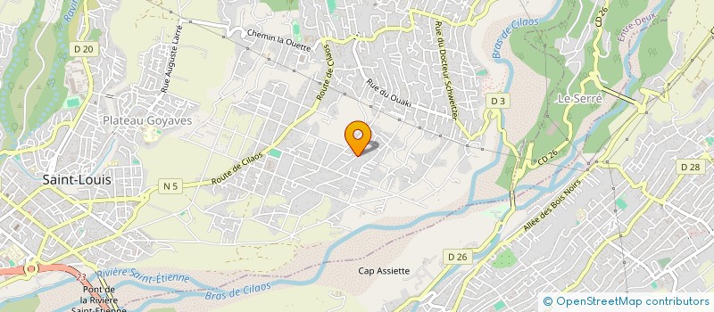 localisation de l'entreprise SCI VARICCA  SAINT-LOUIS