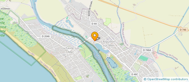 localisation de l'entreprise SCI VARILLON  L'AIGUILLON-LA-PRESQU'ILE