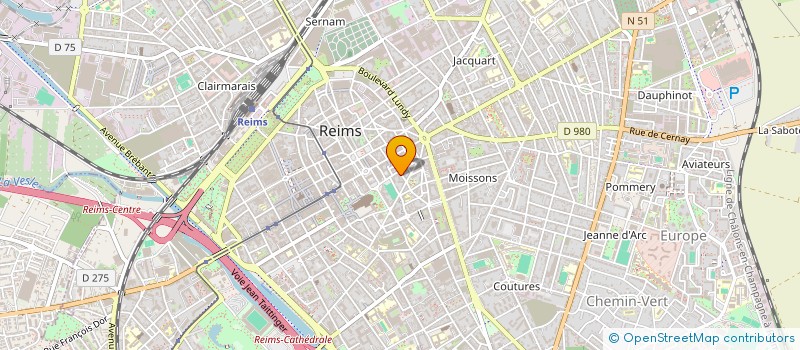 localisation de l'entreprise SCI VARIN BISCHOFF  REIMS