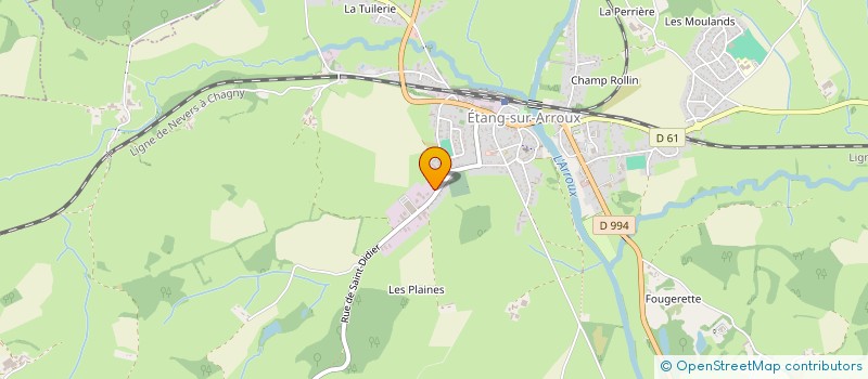 localisation de l'entreprise SCI VARKIN  ETANG-SUR-ARROUX