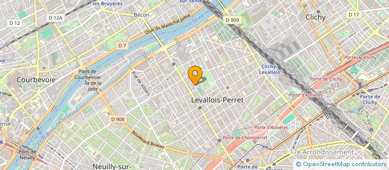 localisation de l'entreprise SCI VARLAM à LEVALLOIS-PERRET
