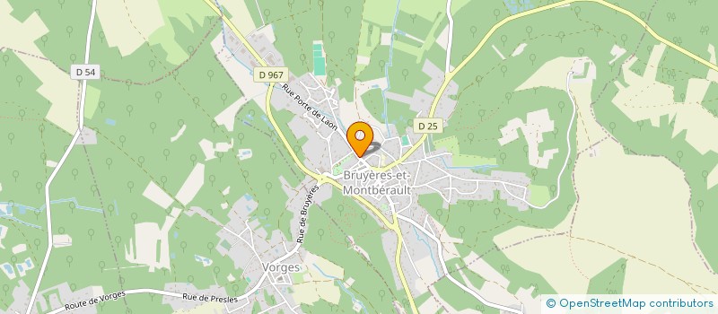 localisation de l'entreprise SCI VARLET à BRUYERES-ET-MONTBERAULT