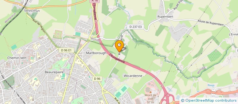 localisation de l'entreprise SCI VARLET ET GUILLAUME à ST MARTIN BOULOGNE