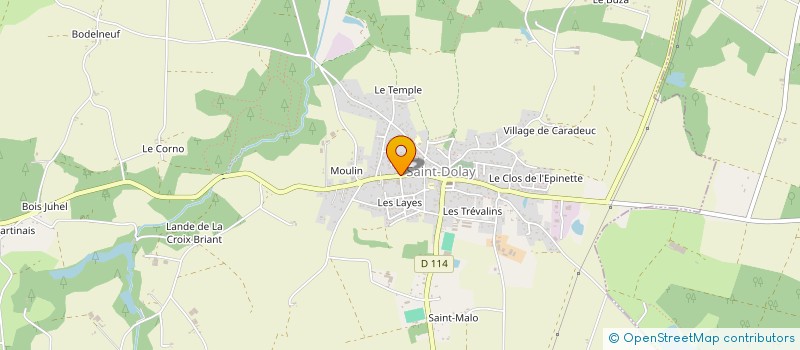 localisation de l'entreprise SCI VARLET-SAILLY  SAINT-DOLAY