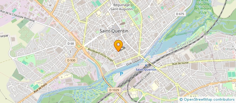 localisation de l'entreprise SCI VARLET-SERET à SAINT-QUENTIN