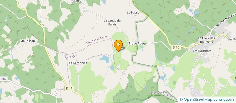localisation de l'entreprise SCI VARLIN à COGNAC-LA-FORET