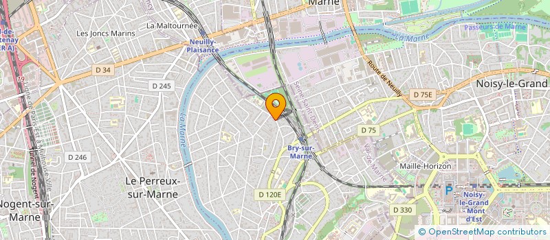 localisation de l'entreprise SCI VARO  BRY-SUR-MARNE