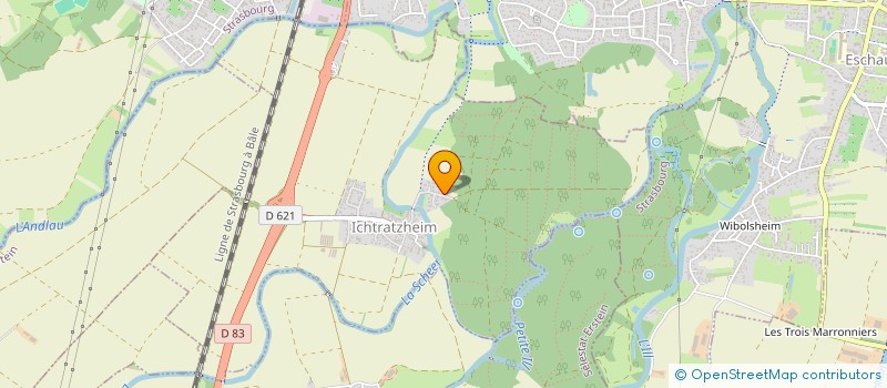 localisation de l'entreprise SCI VARO  ICHTRATZHEIM