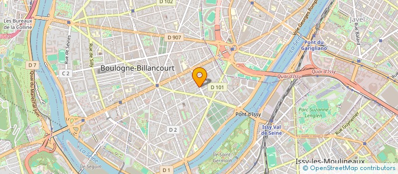 localisation de l'entreprise SCI VAROUDAKIS à BOULOGNE-BILLANCOURT