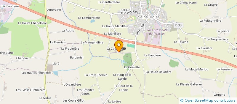 localisation de l'entreprise SCI VARS  SAINT-DIDIER