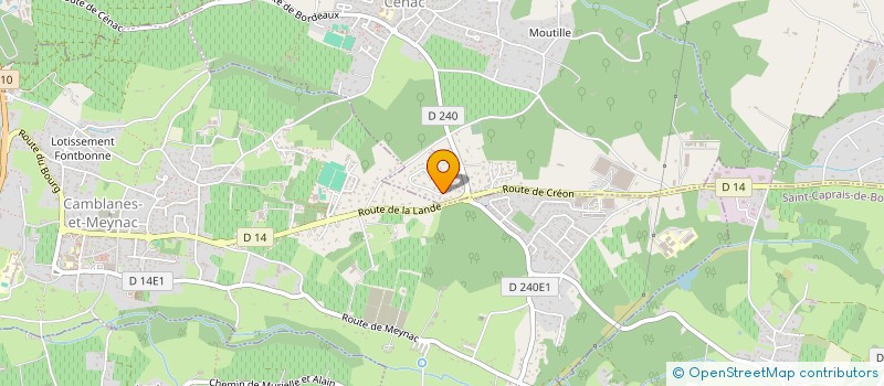 localisation de l'entreprise SCI VARSC  CENAC