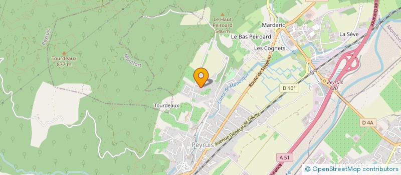 localisation de l'entreprise SCI VARSEA  PEYRUIS