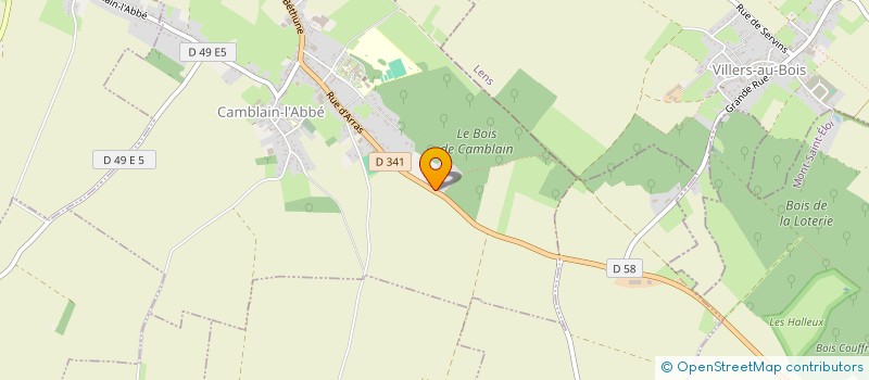 localisation de l'entreprise SCI VARTA  CAMBLAIN L'ABBE