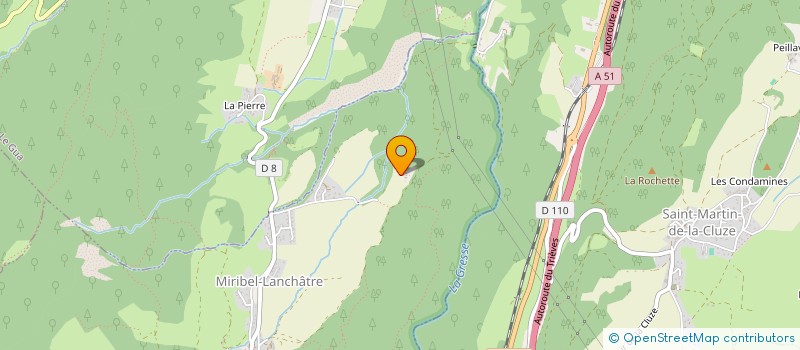 localisation de l'entreprise SCI VARTAN  MIRIBEL-LANCHATRE