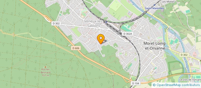 localisation de l'entreprise SCI VARTGARO  MORET-LOING-ET-ORVANNE