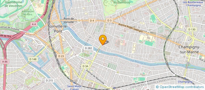 localisation de l'entreprise SCI VARTOU à CHAMPIGNY-SUR-MARNE