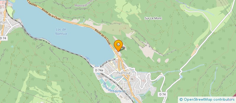 localisation de l'entreprise SCI VASA à NANTUA