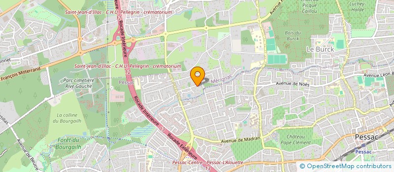 localisation de l'entreprise SCI VASCO DE GAMA  MERIGNAC