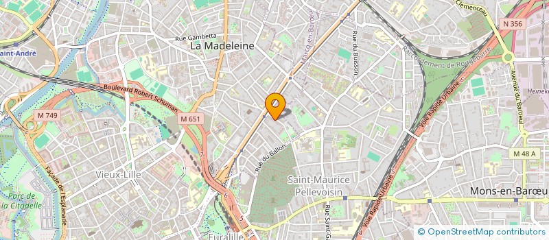localisation de l'entreprise SCI VASEVIC à LA MADELEINE