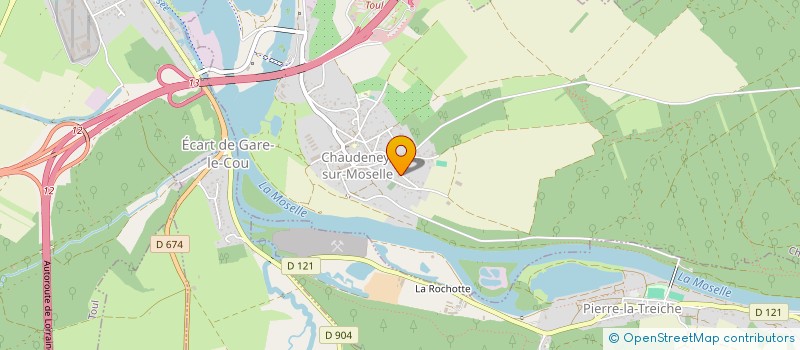 localisation de l'entreprise SCI VASI  CHAUDENEY-SUR-MOSELLE